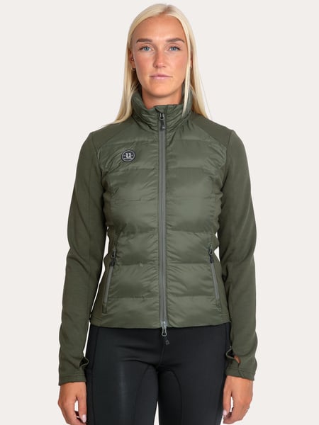 Uhip Everyday Hybrid Hoodie Hybrid jacket - Deep Green - stretchy