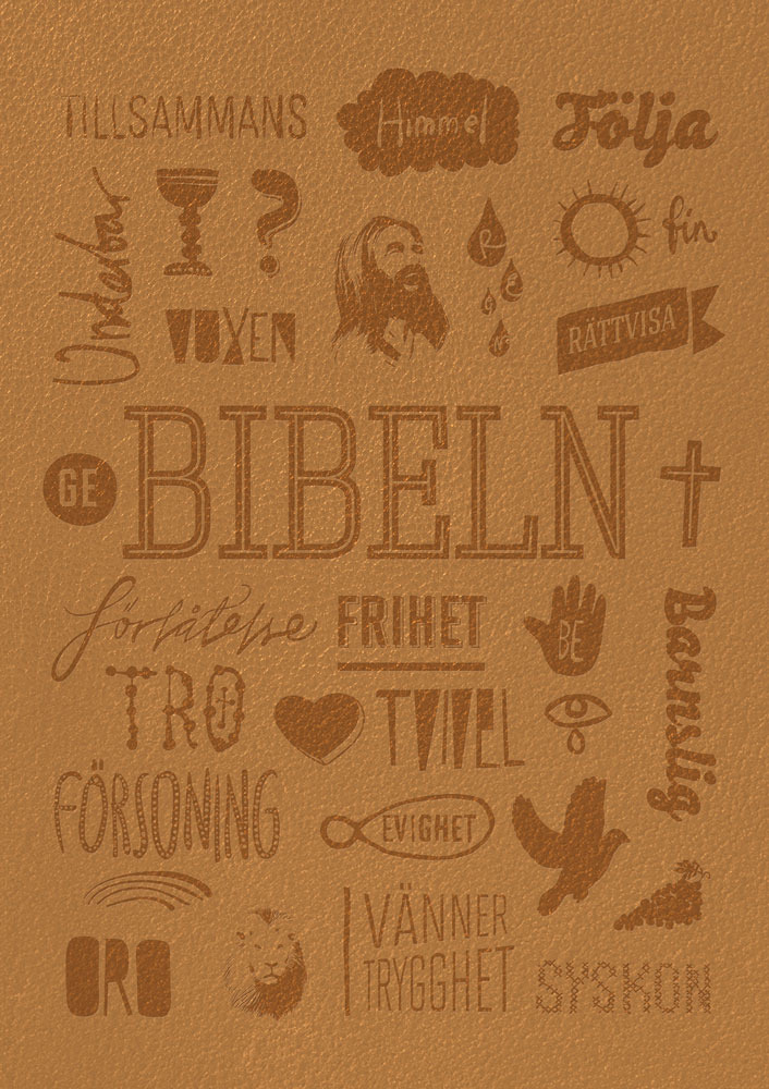 Folkbibeln 2015 – Slimline Bärnsten Konfirmandbibeln