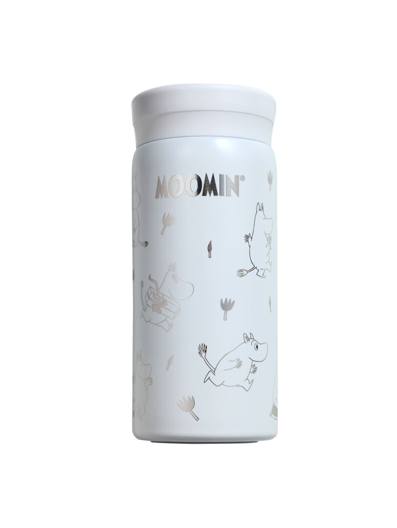 Moomin Thermos Bottle 200 ml - Moomintroll White/Silver - 3