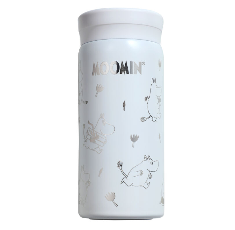 Moomin Thermos Bottle 200 ml - Moomintroll White/Silver
