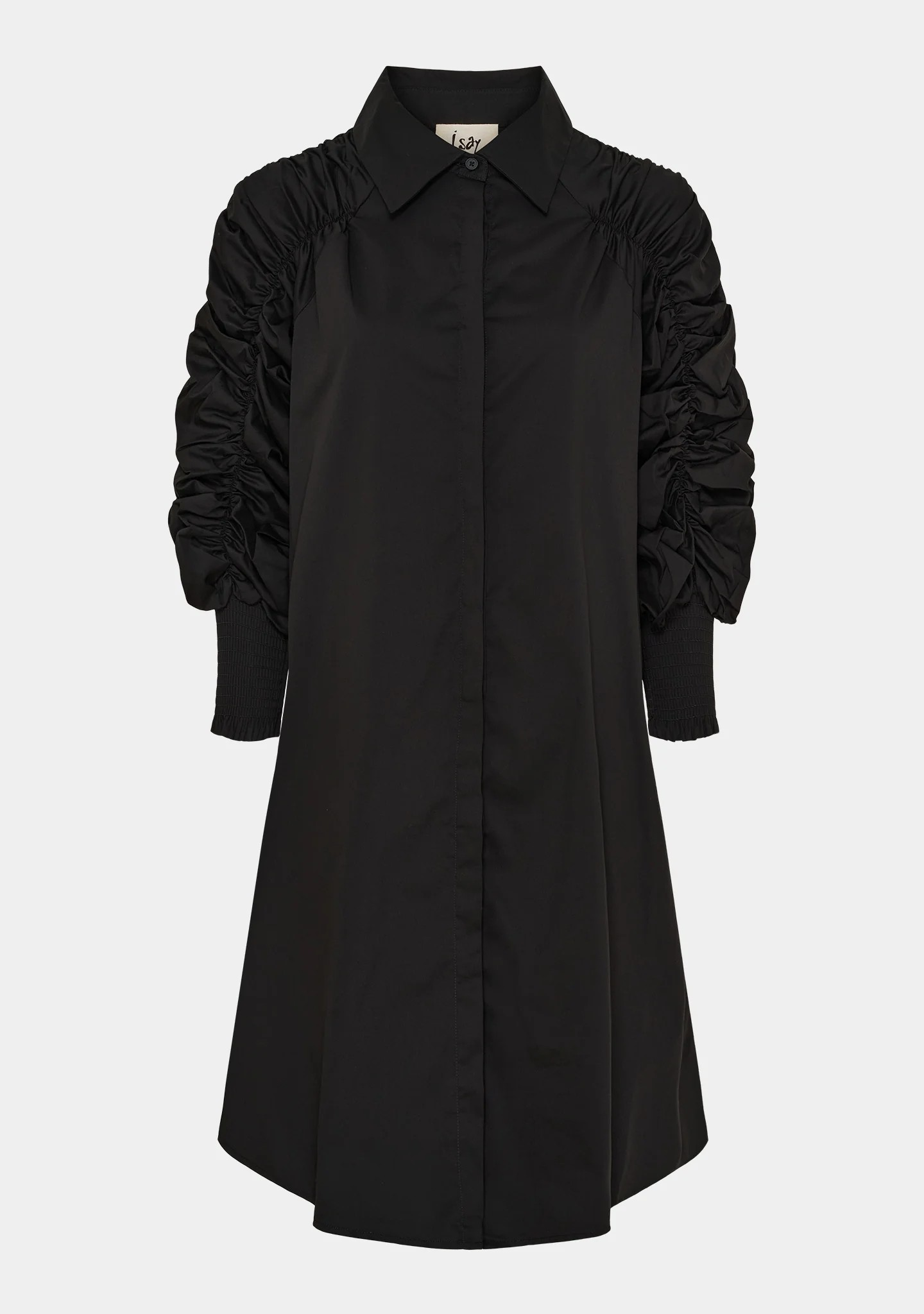 Sigga Deco Dress - Black - Isay  - 4