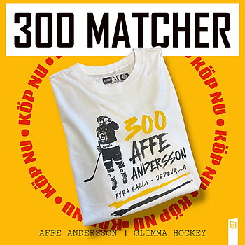 T-shirt – Alfred "Affe" Andersson 300 matcher