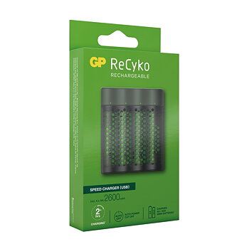 Batteriladdare speed M451 4xAA 2600mAh