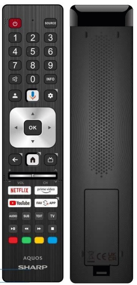 Sharp remote