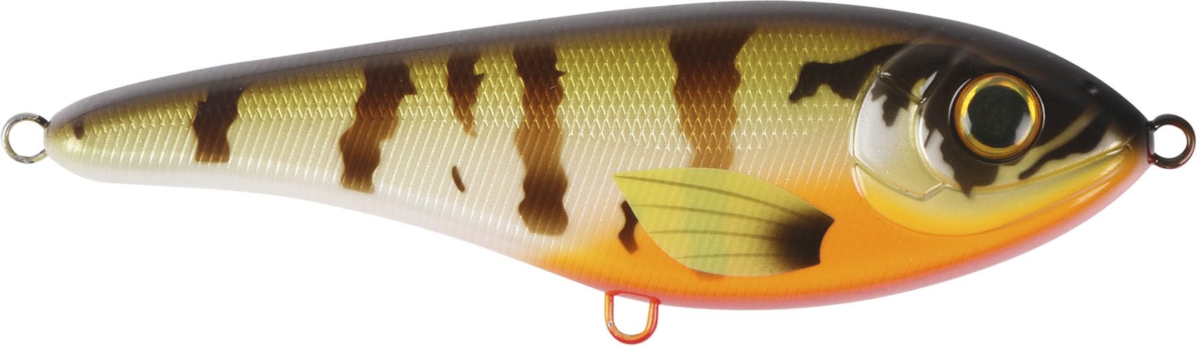 pike jerk with side-to-side action that triggers even sluggish pike. classic that has caught really big pike