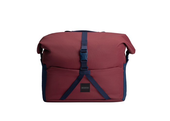 Bromtpon Rolltop Bag L + Frame Plum