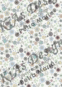 KD DPM MP 041 MP A4  -Fantastiska blommor Nr.4