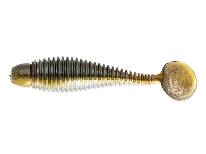 The Lunker city grubster is a small jig that is perfect for perch, rainbow trout and light UL fishing.