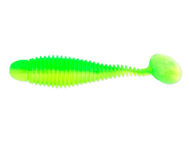The Lunker city grubster is a small jig that is perfect for perch, rainbow trout and light UL fishing.