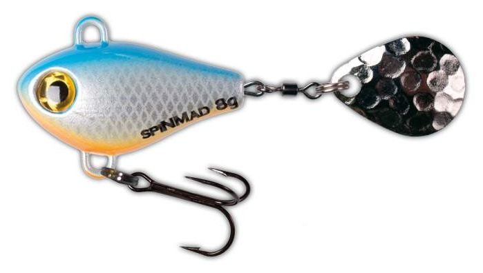 Spinmad Jigmaster 8g är ett kompakt och lättkastat spintail-bete. Perfekt för abborre, asp och gös