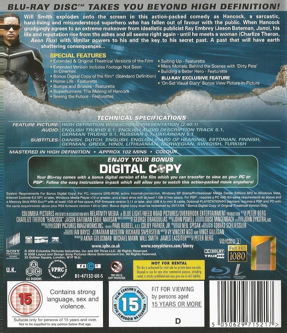 Hancock (Blu-ray) - 2