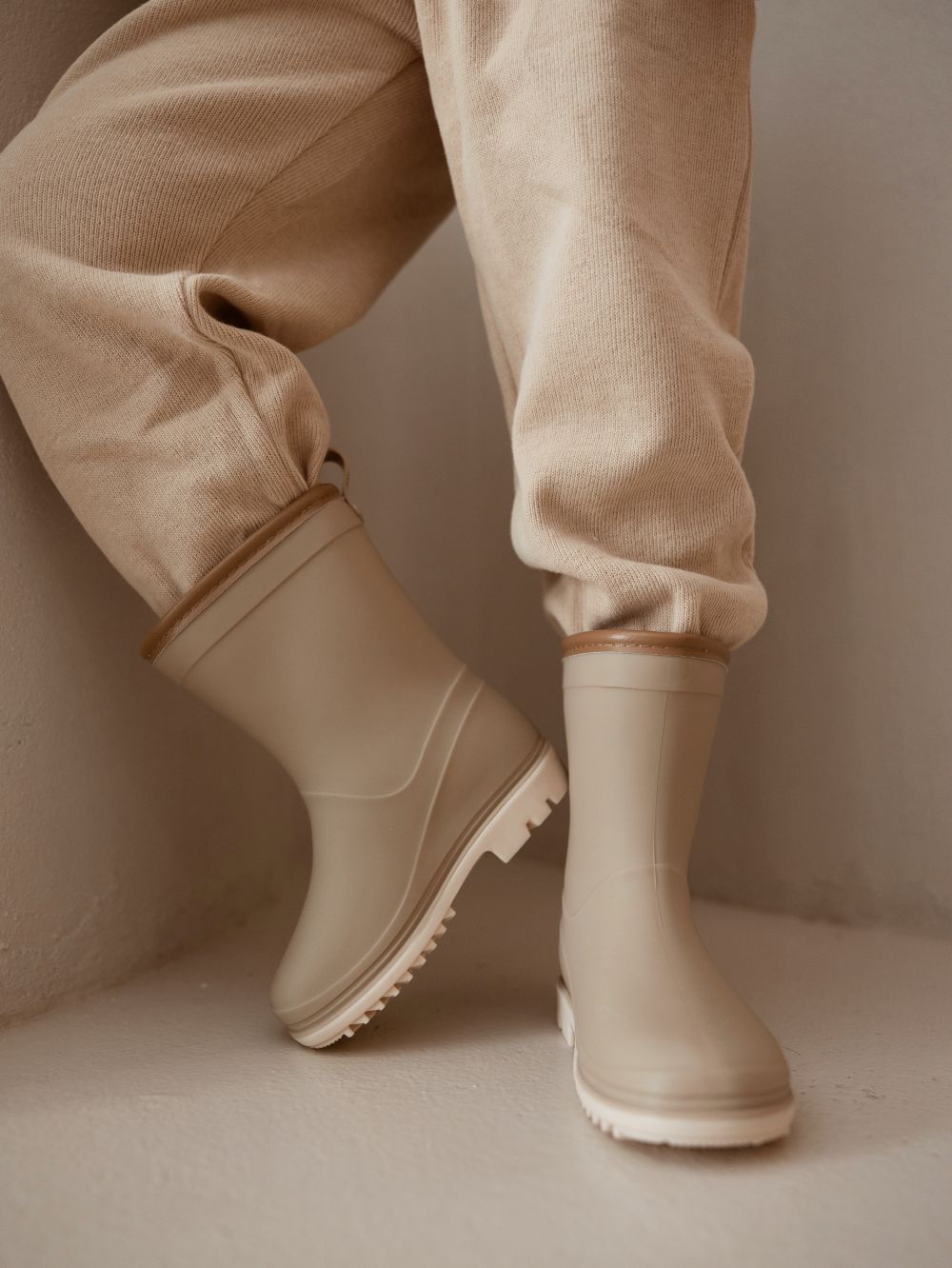 Mrs Ertha Wellies Stövlar Beige - 2