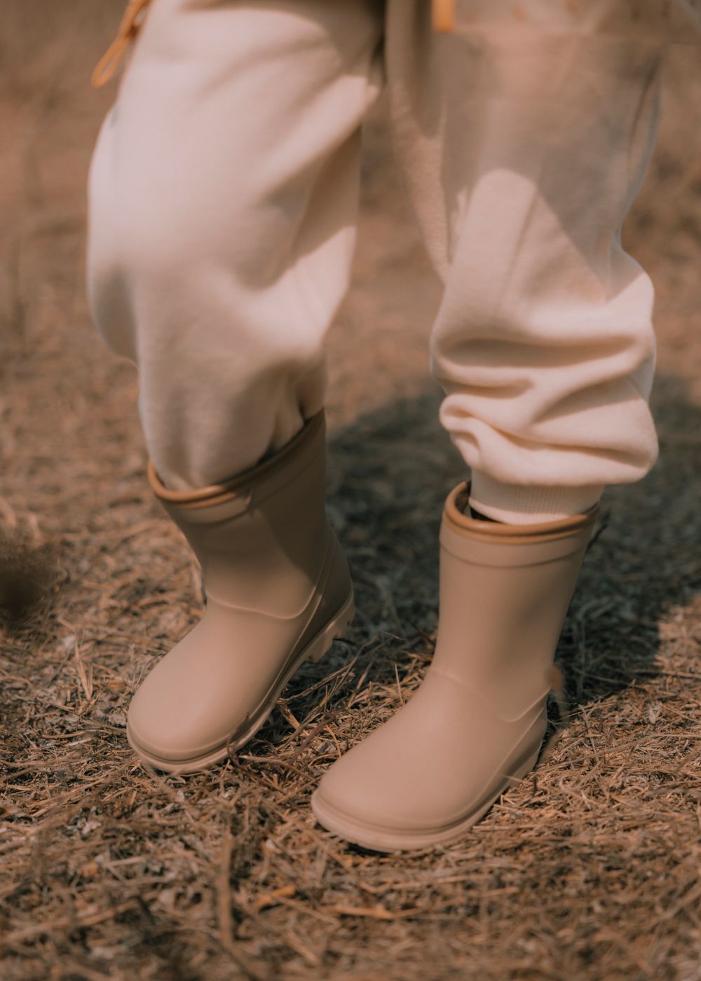 Mrs Ertha Wellies Stövlar Beige - 4