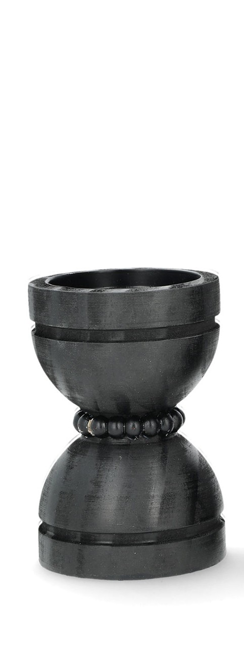 Blockljusstake - Black Wood S - 7