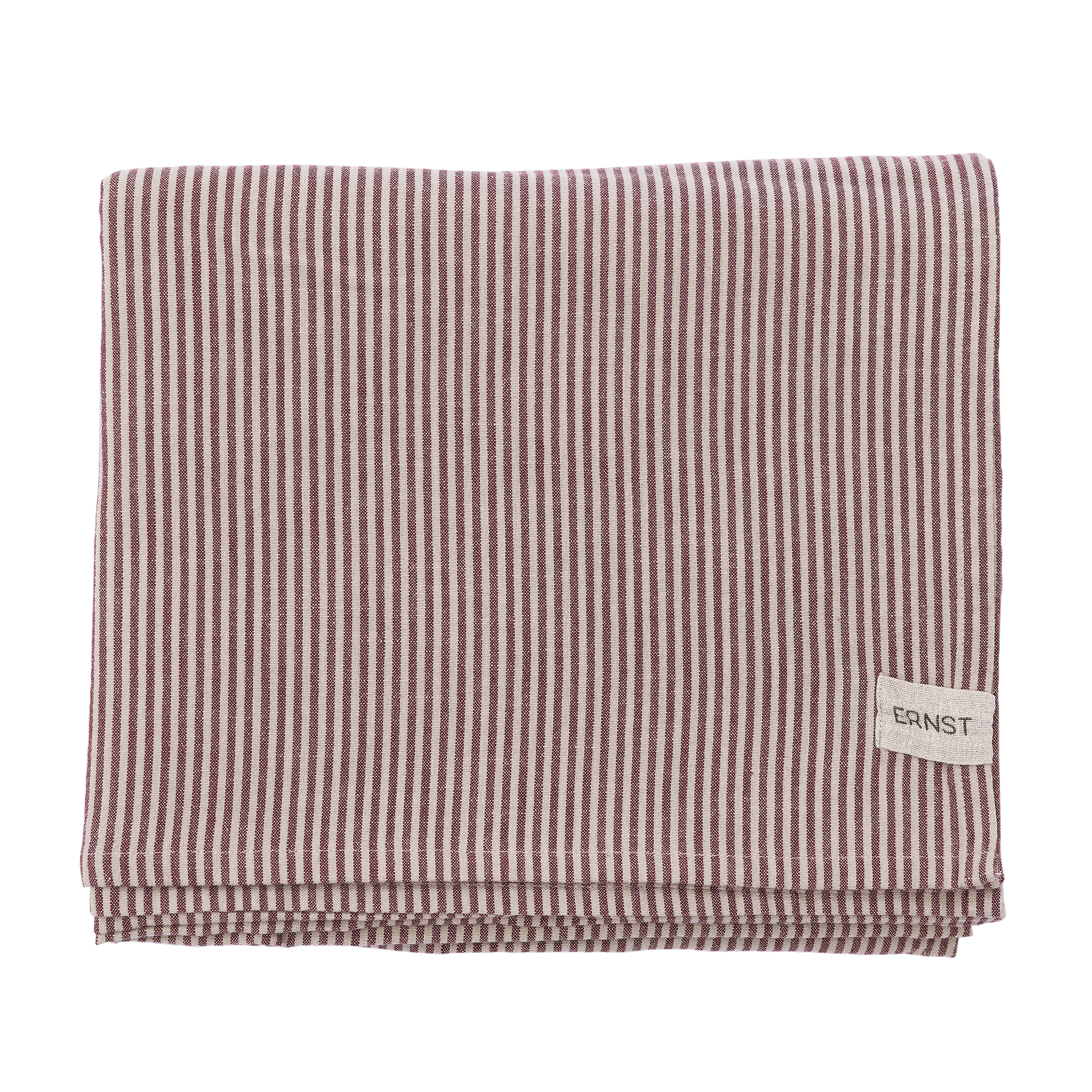 Ernst Duk Randig Smala Ränder 145x300 Röd/Beige - 4