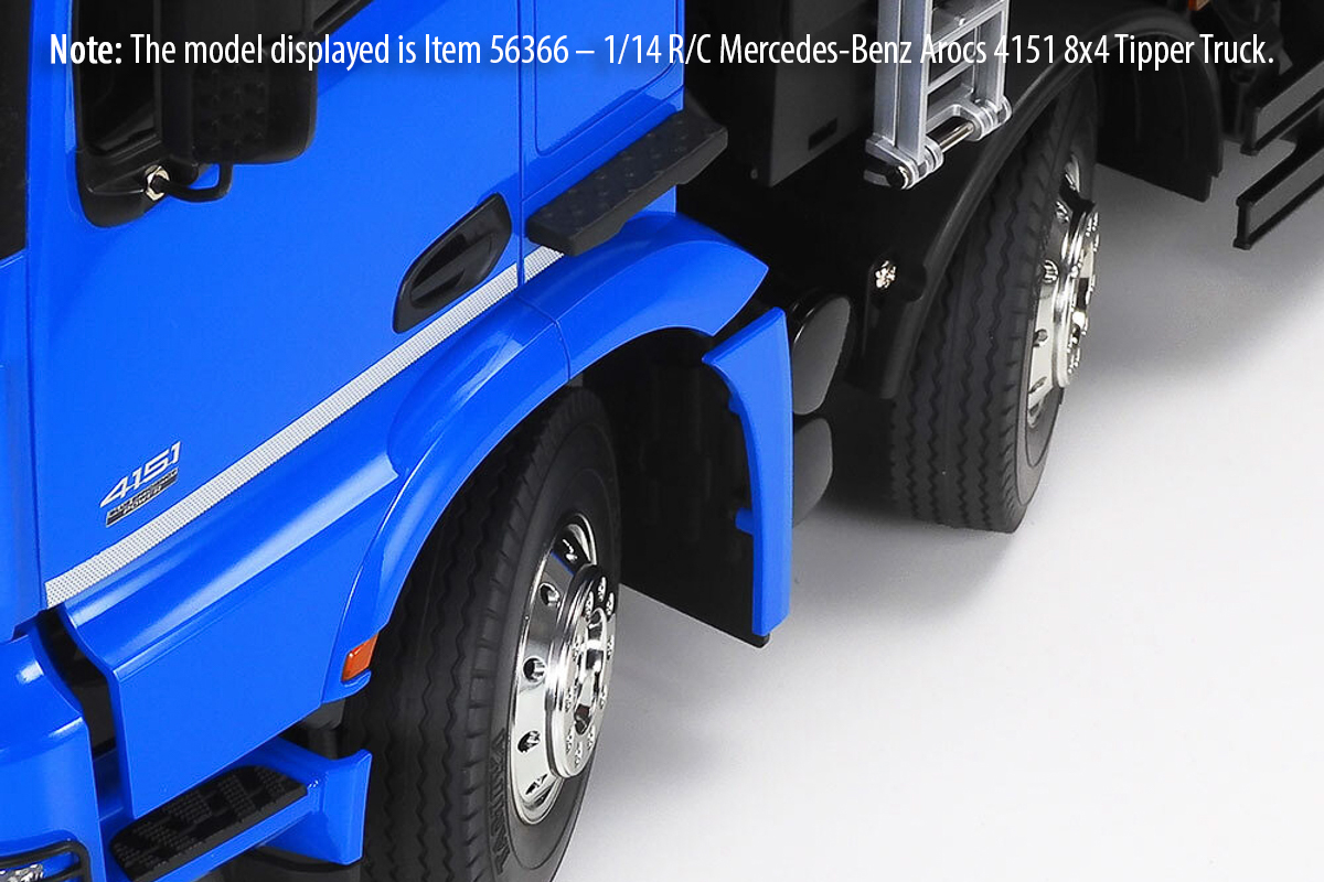 Tamiya 47523 1/14 R/C Mercedes-Benz 4151 8x4 (Candy Green) - 8