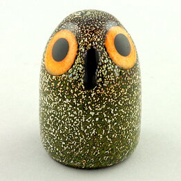 Oiva Toikka (2006) Lovely Little Barn Owl (Riihipöllön Poikanen) Glass Bird (45)