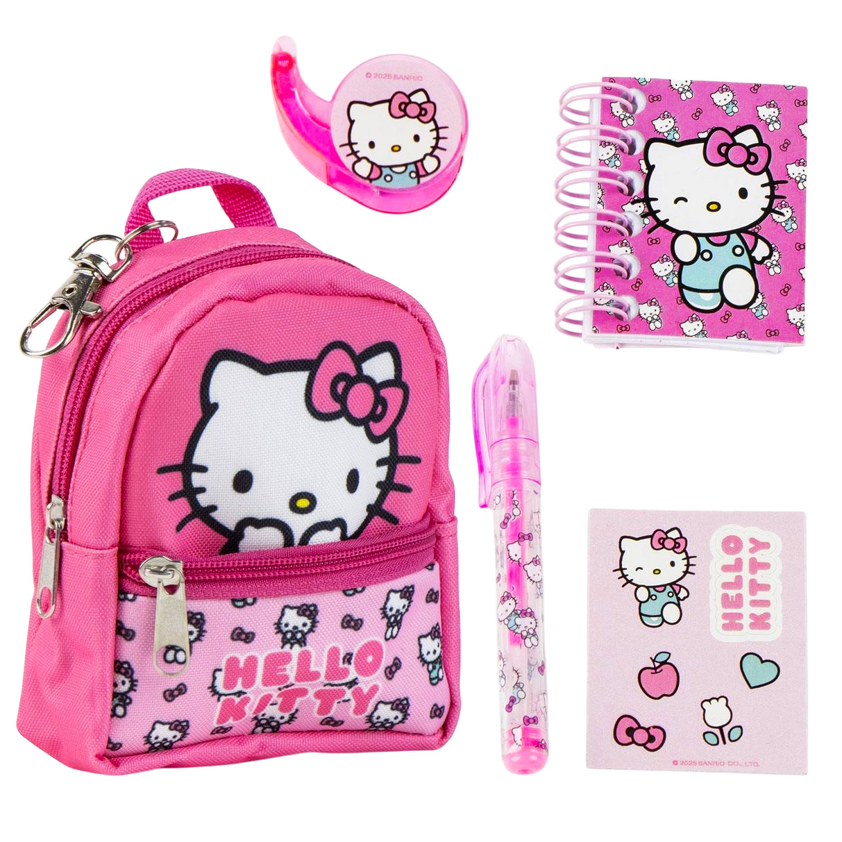 Hello Kitty Skrivset med Mini Ryggsäck