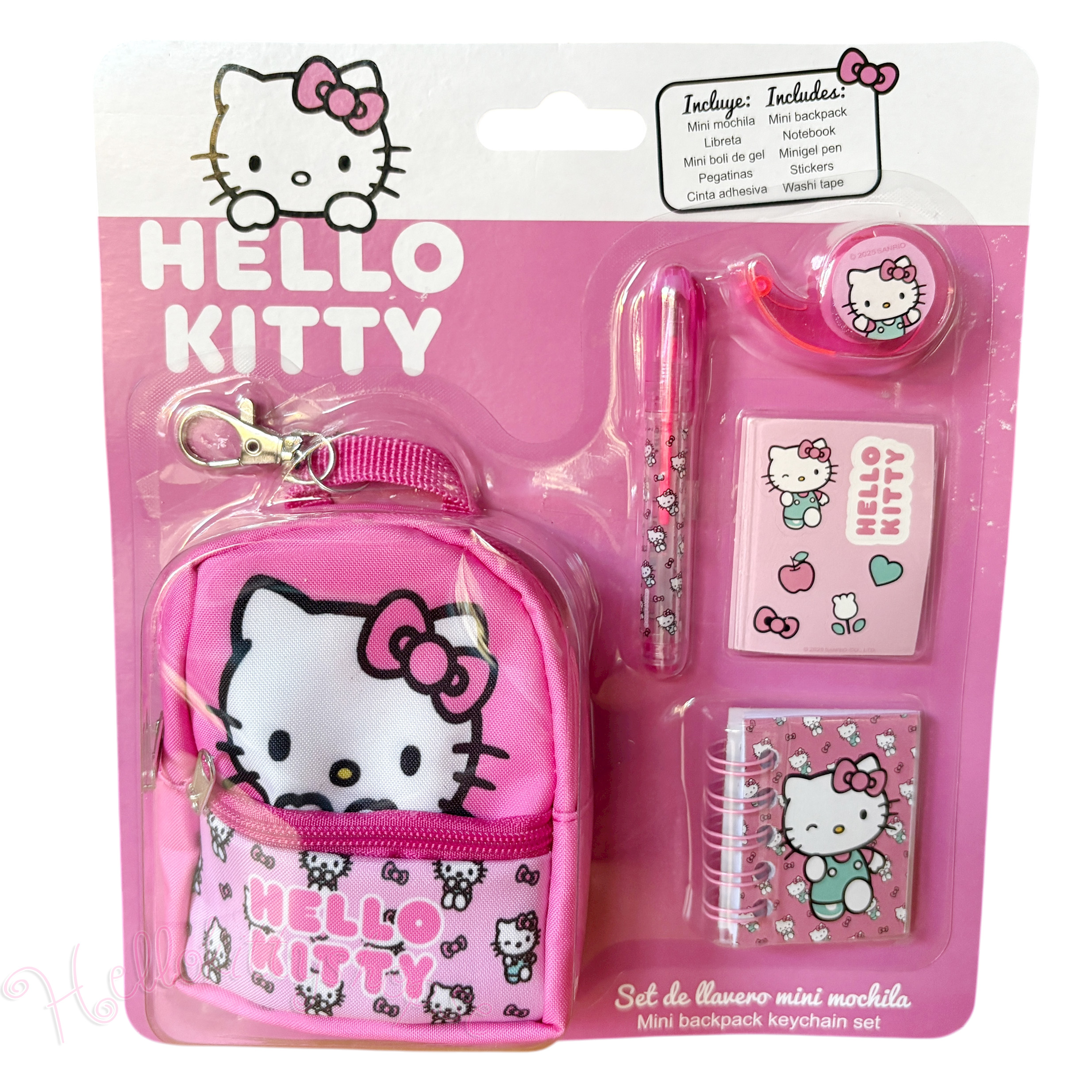 Hello Kitty Skrivset med Mini Ryggsäck - 2