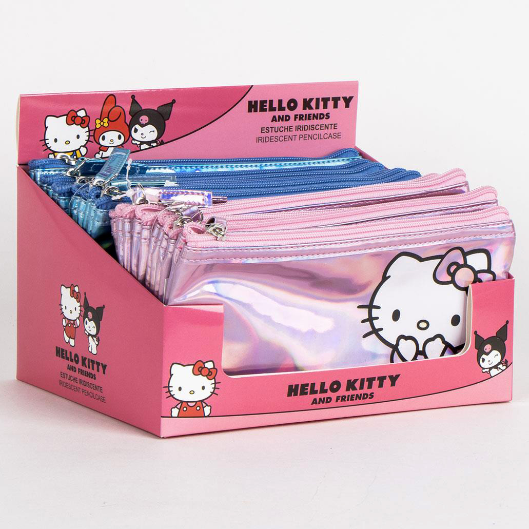 Blå Sanrio Kuromi Pennfodral & Sminkfodral – Kawaii Förvaring med Dragkedja - 8