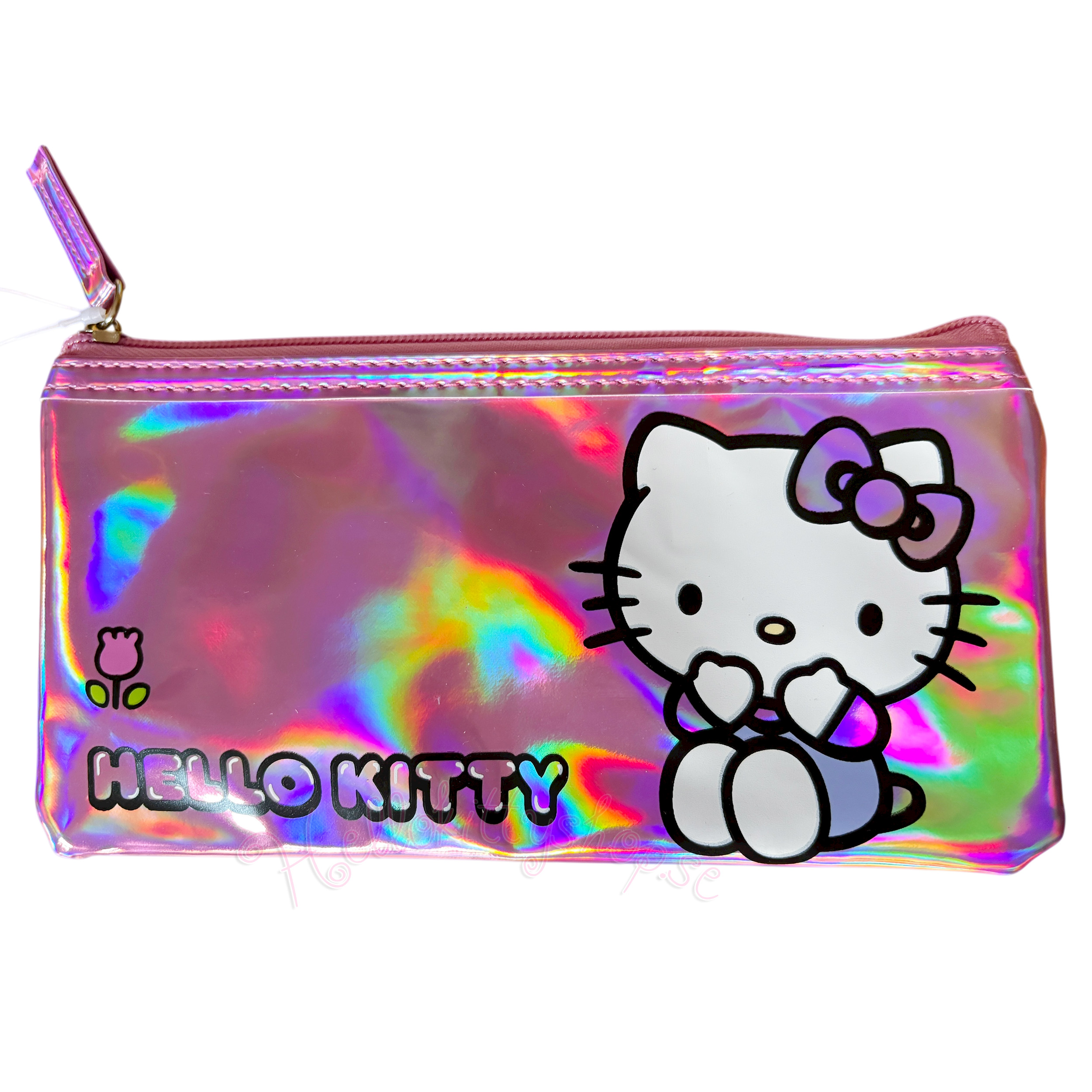 Rosa Sanrio Hello Kitty Pennfodral & Sminkfodral – Kawaii Förvaring med Dragkedja - 2
