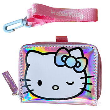 Hello Kitty Plånbok med Axelrem - Rosa