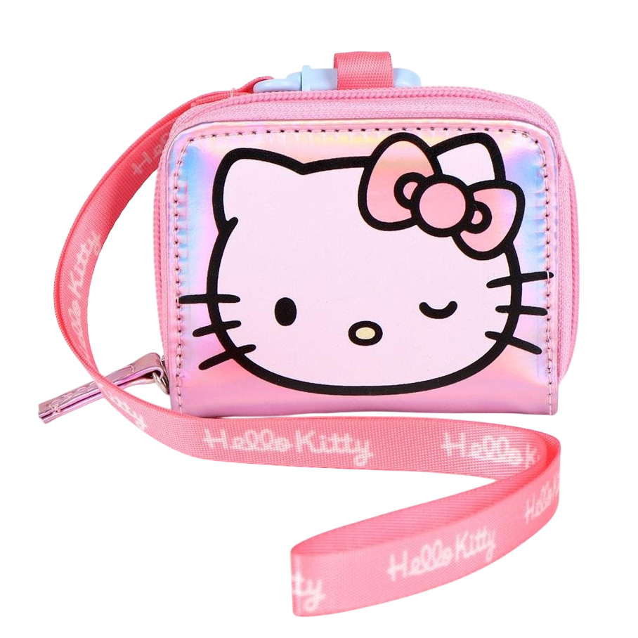 Hello Kitty Plånbok med Axelrem - Rosa - 4