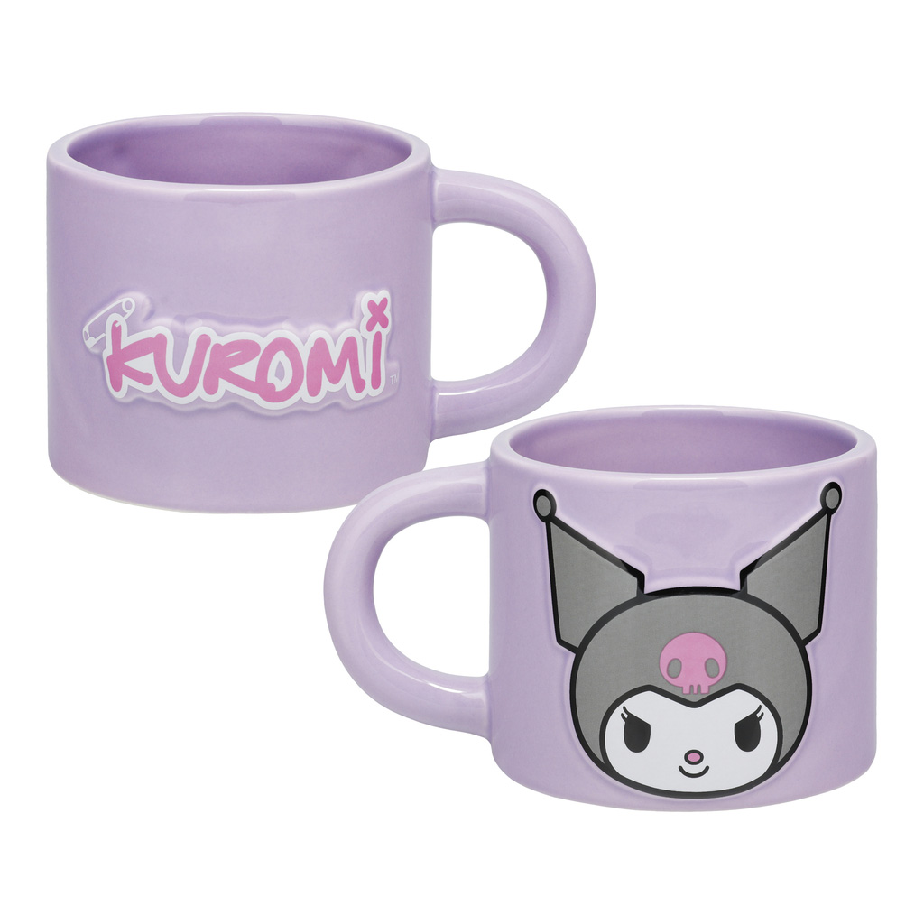 Kuromi Präglad Porslinsmugg 400 ml i Presentask - 7