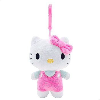 Sanrio Hello Kitty Plush Nyckelring & Bag Charm – Rosa & Mintgrön | Kawaii Accessoar - 13 cm