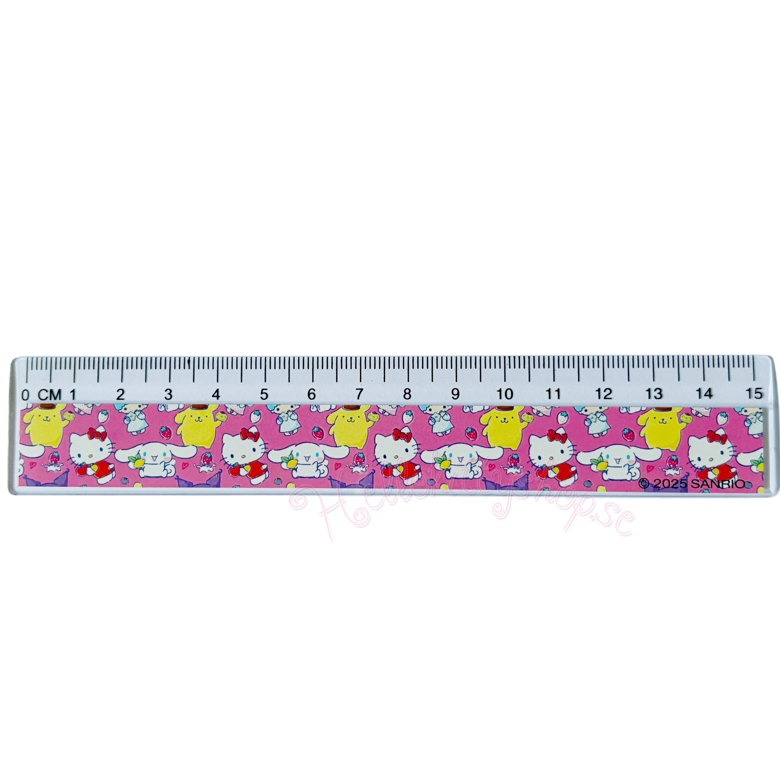 Hello Kitty & Friends Pennhållare – Kawaii Rosa Sanrio Set med Pennor & Linjal - 7