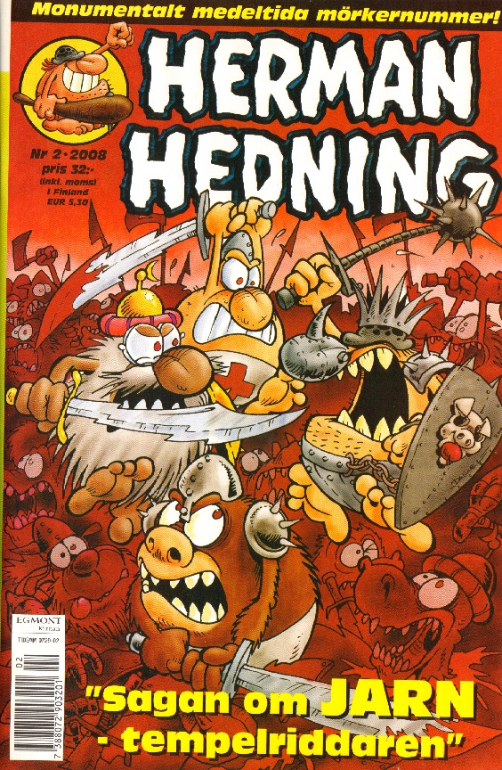 Herman Hedning nr 2 2008, Monumentalt medeltida mörkernummer!
