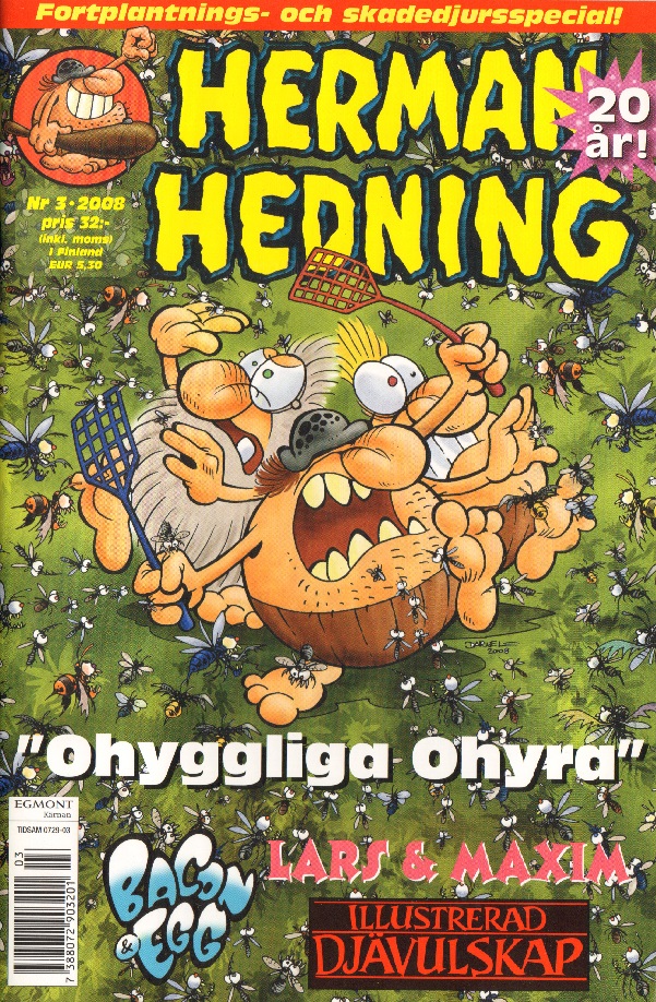Herman Hedning nr 3 2008, Fortplantnings- och skadedjursspecial!