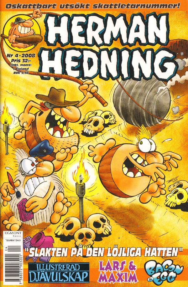 Herman Hedning nr 4 2008, Oskattbart utsökt skattletarnummer!