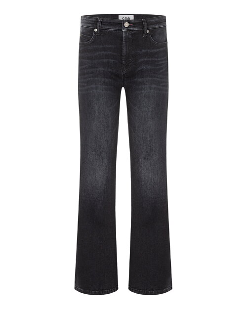 Jeans Paris flared mörkgrå - 5