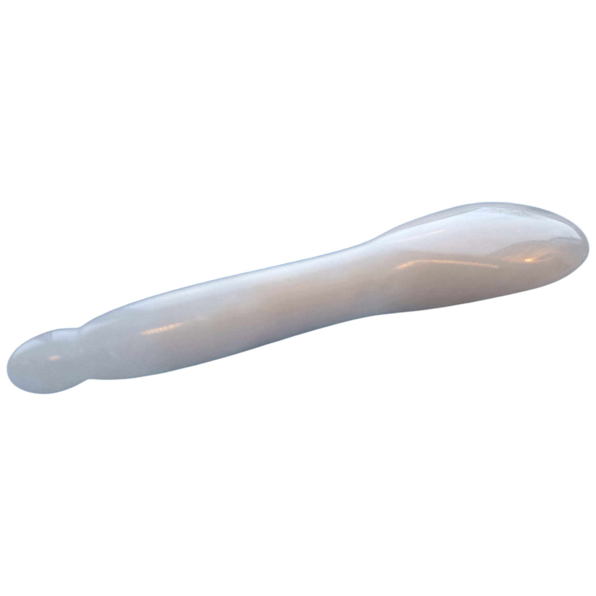 Akupressur-, Zonterapi- Gua sha-verktyg. Green Dongling, Pink Chrystal, White Jade - 7