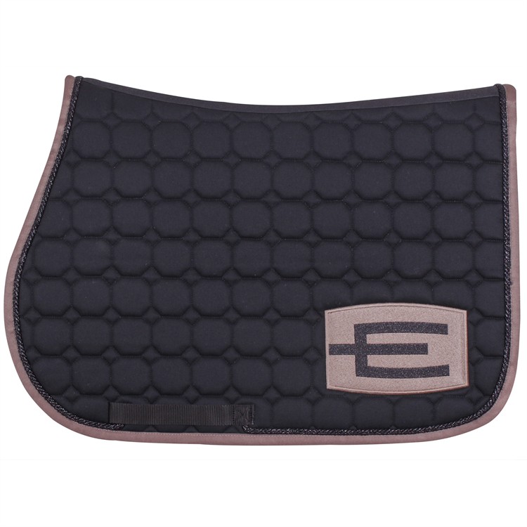 Equiline E-Logga Glittercappuccino Allround Schabrak Svart Ponny
