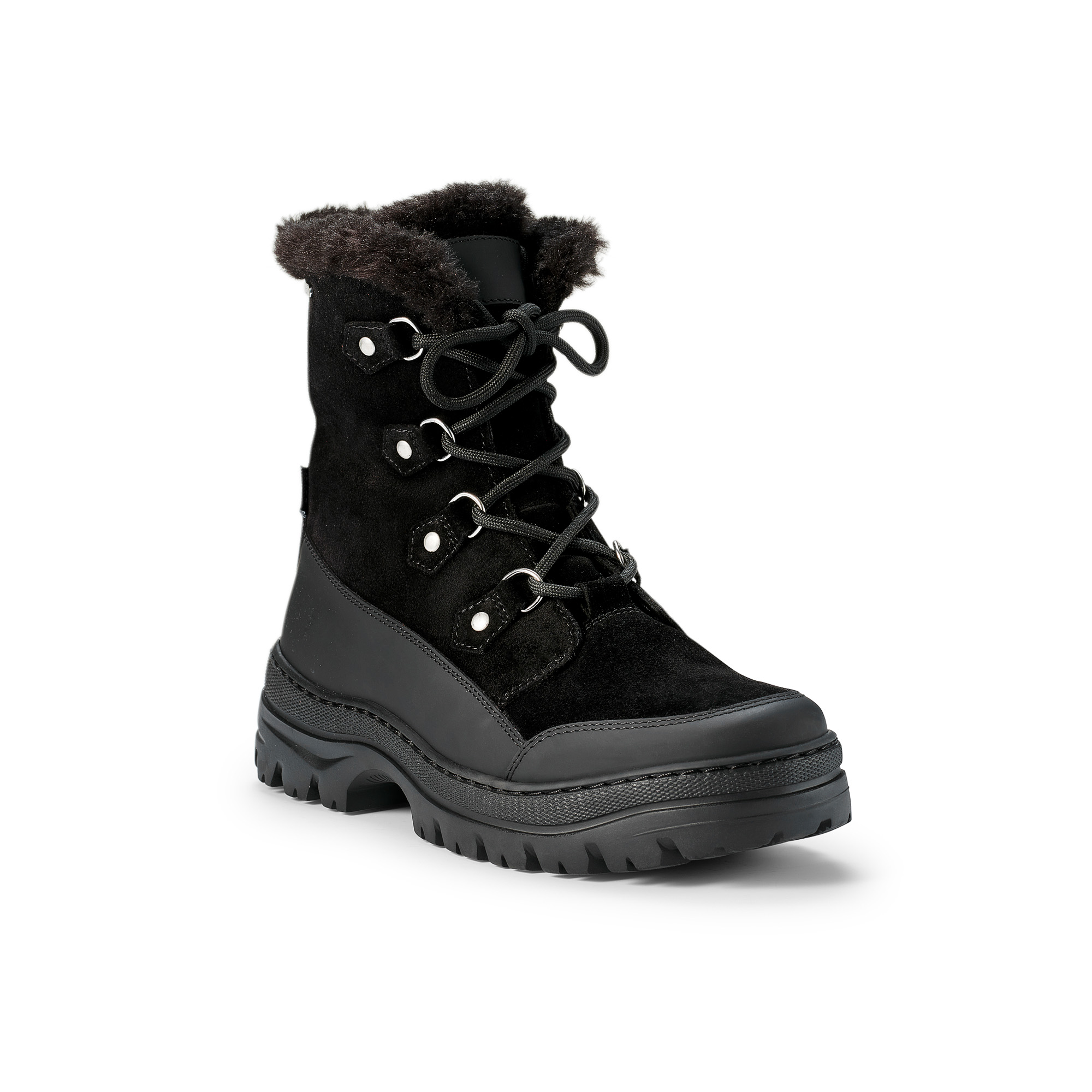 Ilves  Midbyn Damboots Ullfodrad m Brodd Svart - 3
