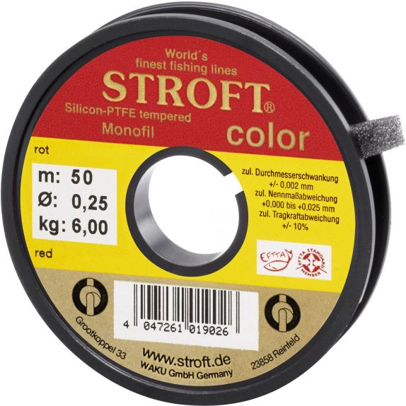 Stroft Color Monofilament-lina gul 100m