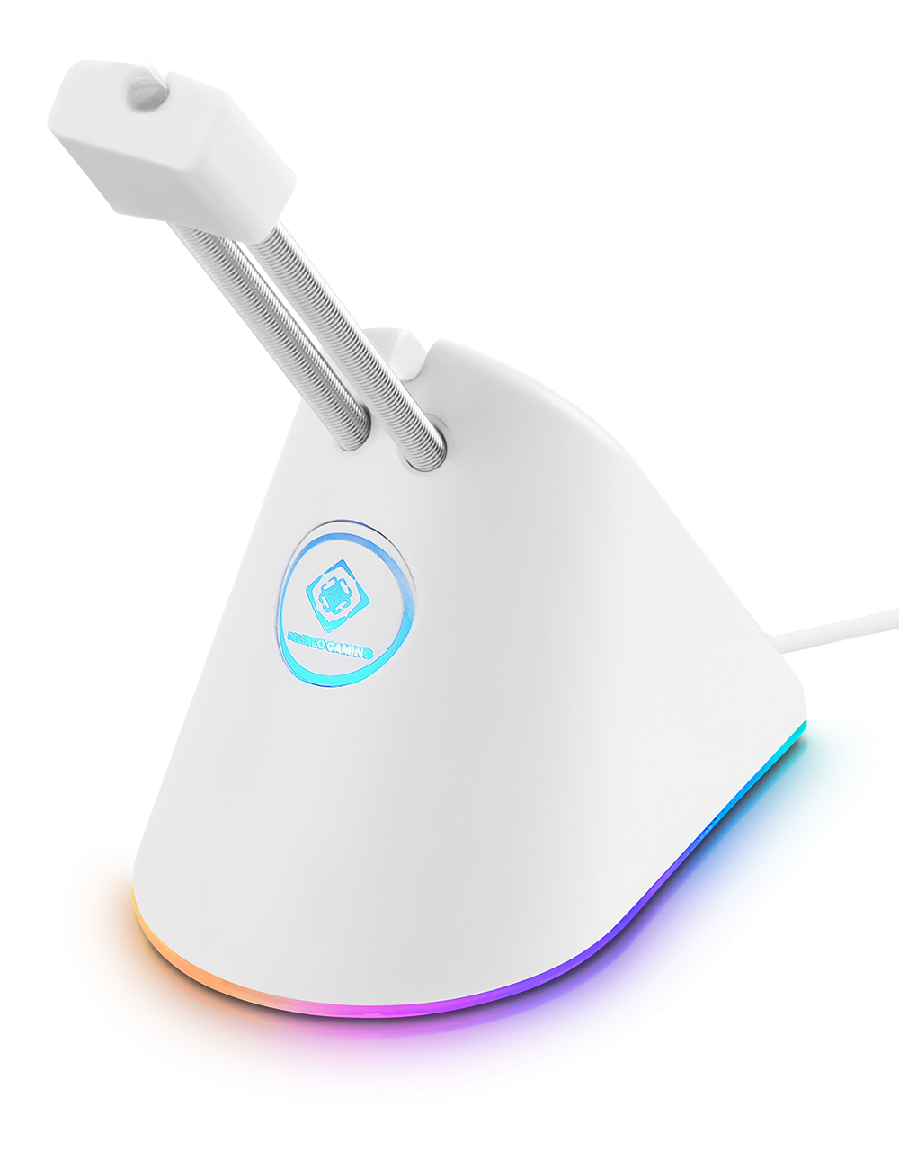 Deltaco Gaming Mouse Bungee, vit/RGB