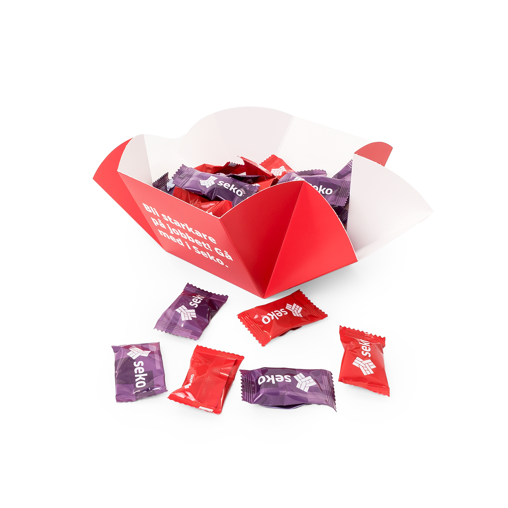 Godis - Pappskål blandade karameller flowpack - 340 g