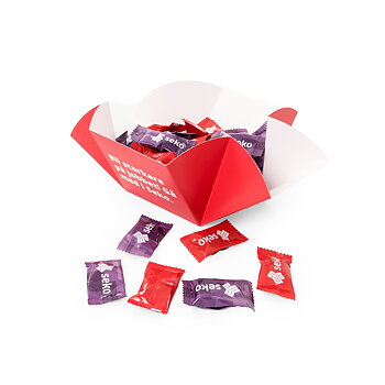Godis - Pappskål blandade karameller flowpack - 340 g