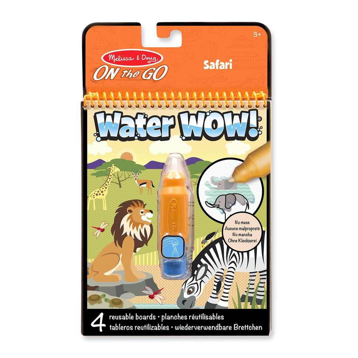 Melissa & Doug Water WOW Måla med Vatten Safari