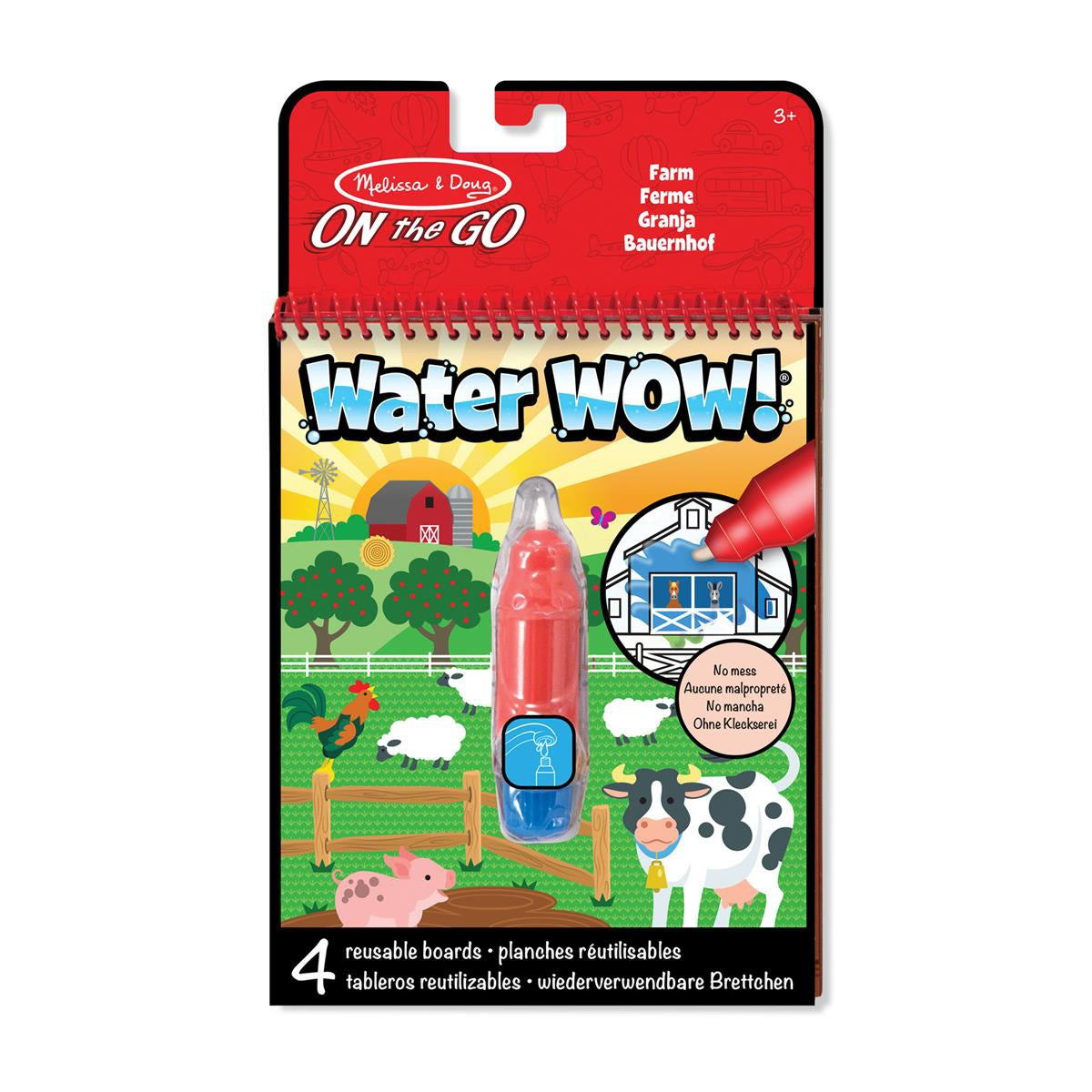 Melissa & Doug Water WOW Måla med Vatten Farm