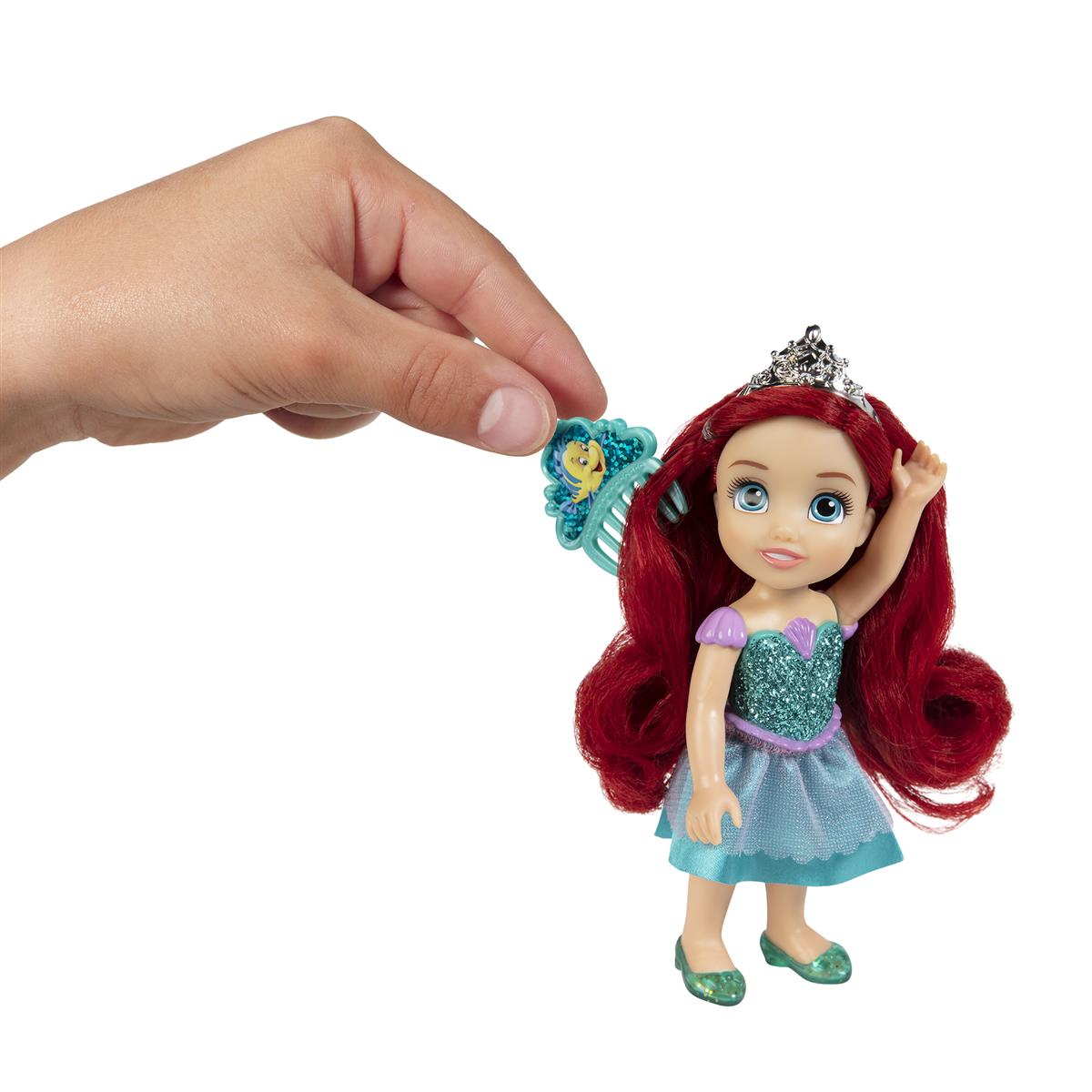 Disney Princess Docka Ariel Petite med Kam - 4