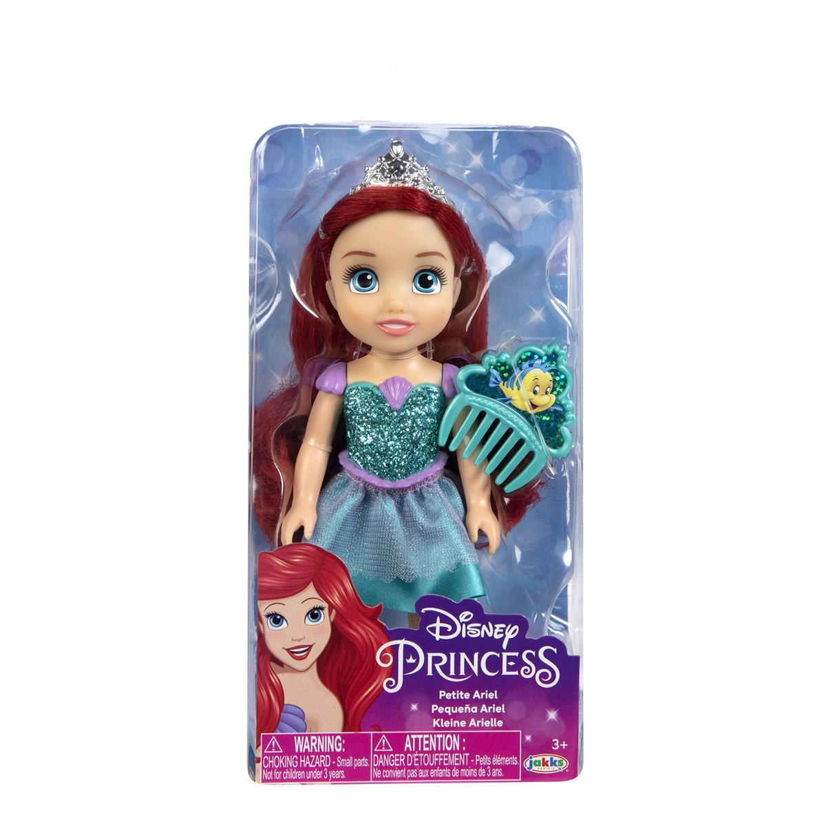Disney Princess Docka Ariel Petite med Kam - 3