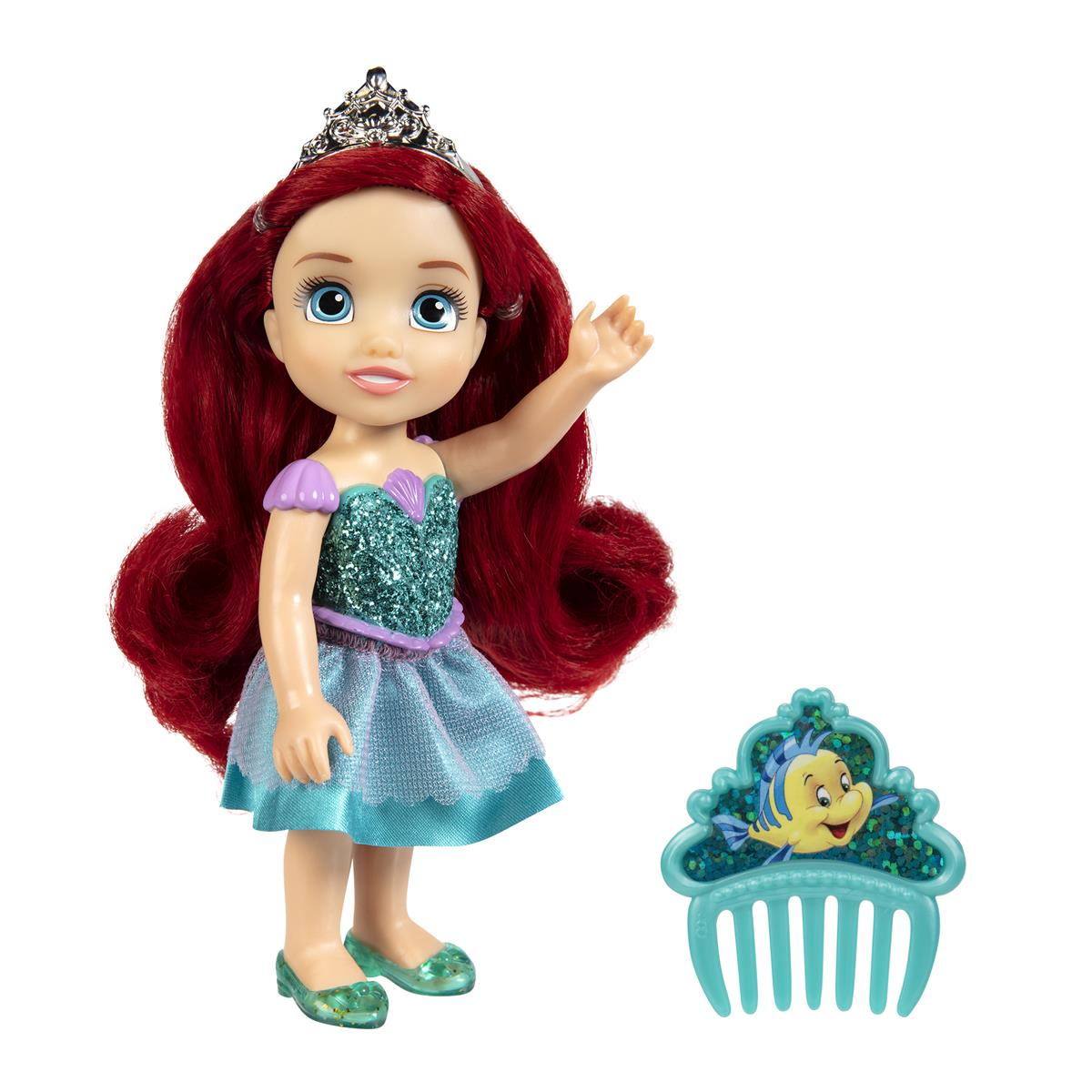 Disney Princess Docka Ariel Petite med Kam - 2