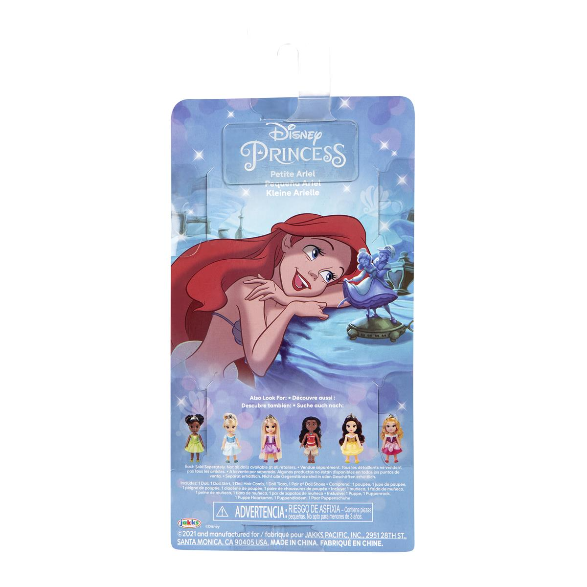 Disney Princess Docka Ariel Petite med Kam - 6