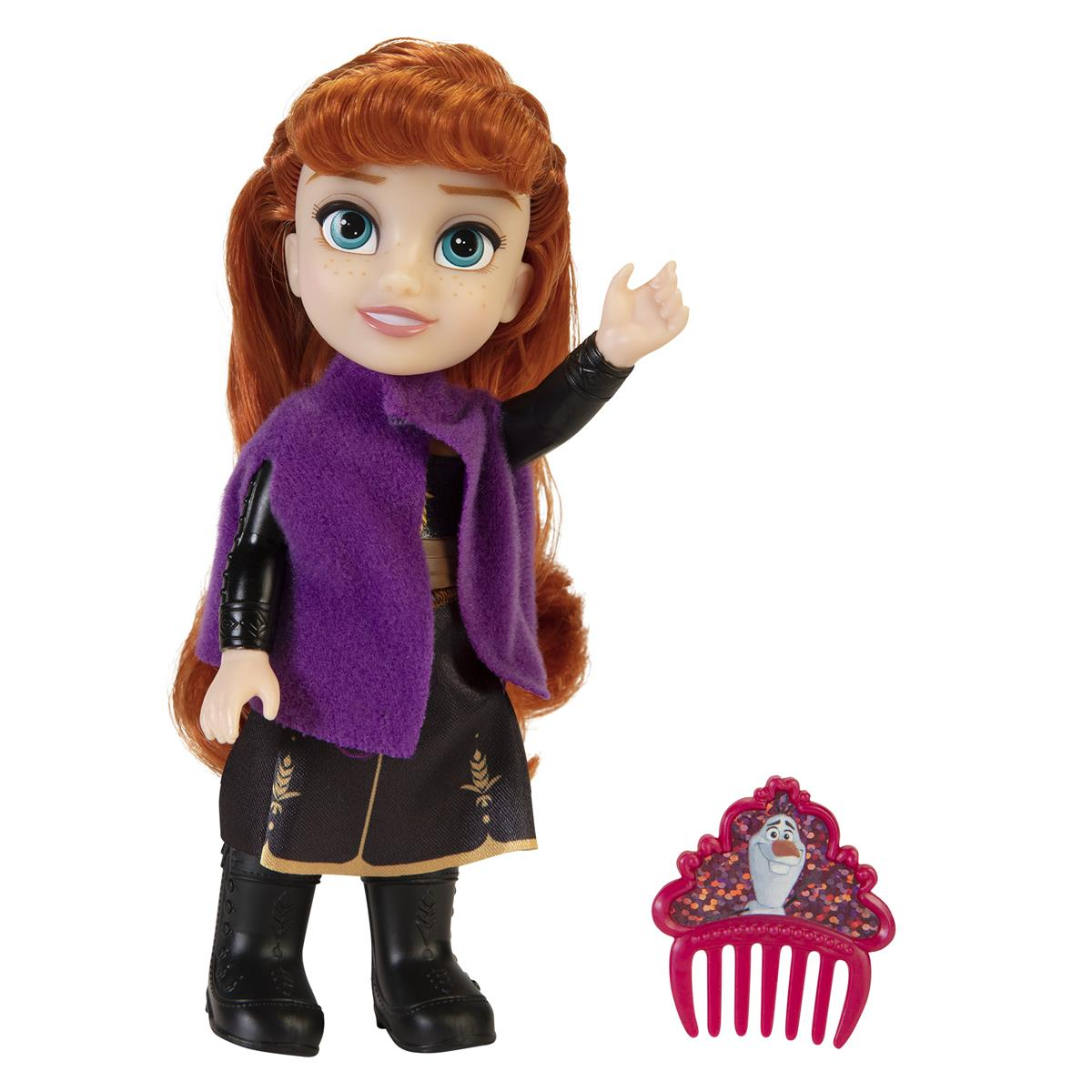Disney Princess Docka Frozen  Petite, 15 cmmed Kam Traveling Anna - 4