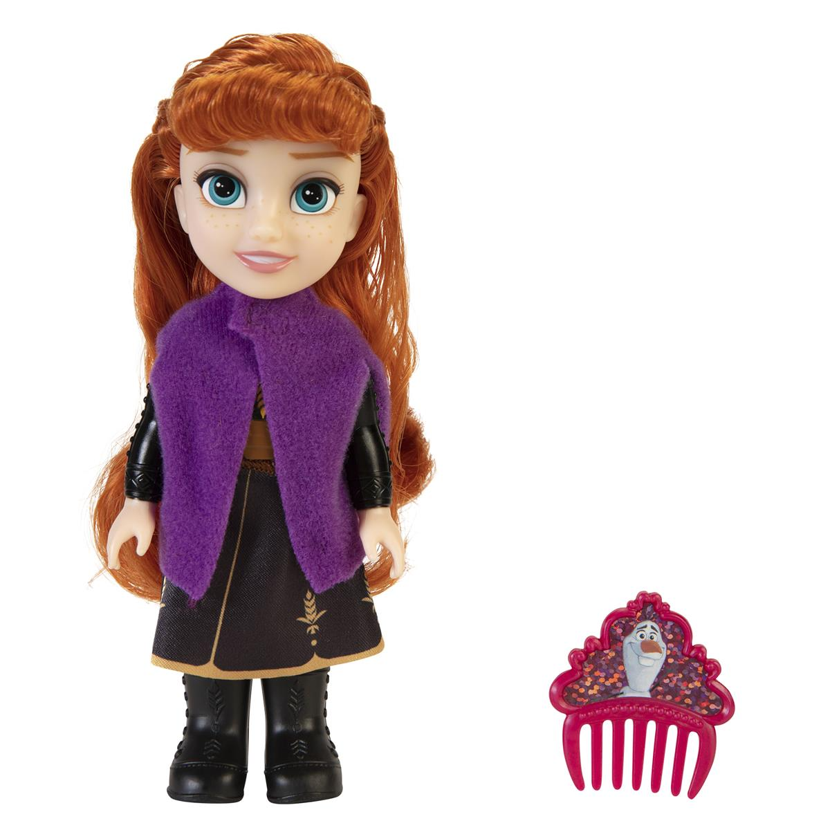 Disney Princess Docka Frozen  Petite, 15 cmmed Kam Traveling Anna - 3
