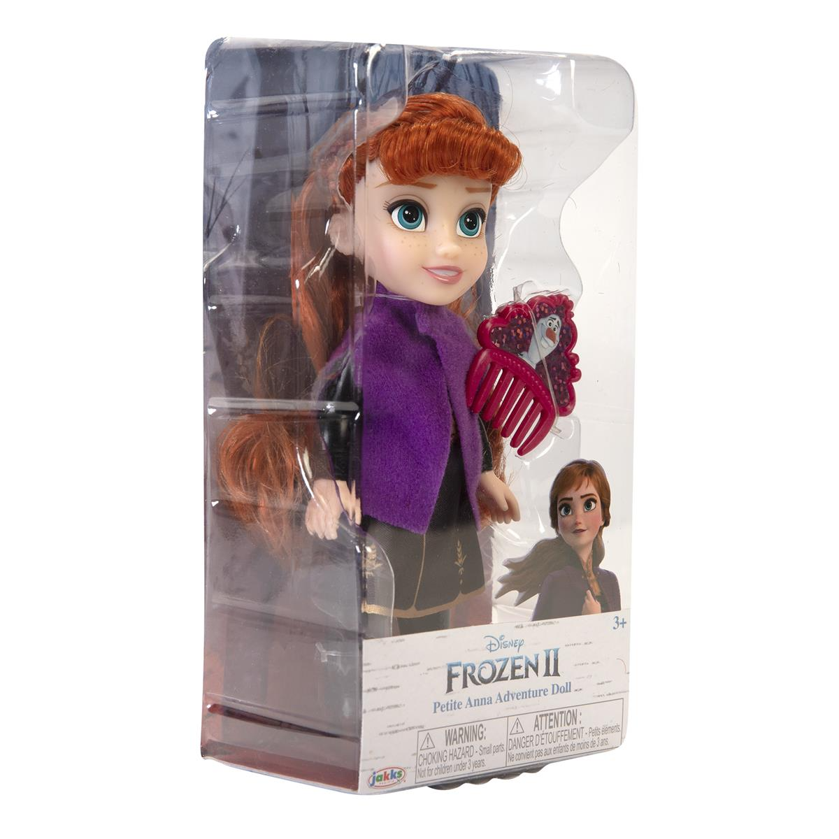 Disney Princess Docka Frozen  Petite, 15 cmmed Kam Traveling Anna